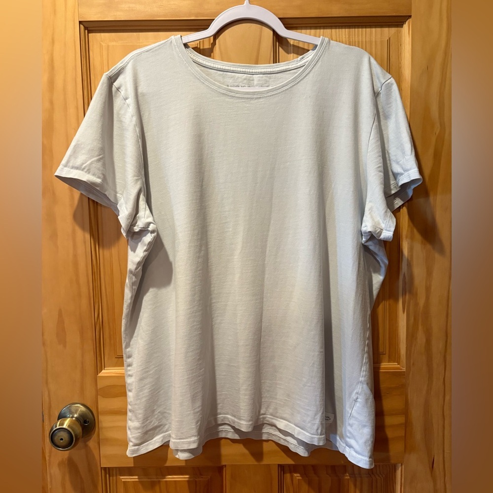 Life is Good Women's Crusher Tee Classic Fit XXL soft gray